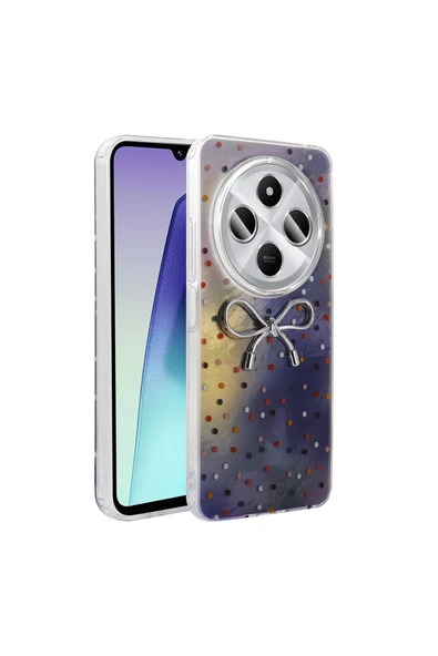 Vipfoni Xiaomi Redmi 14C 4G Kılıf Kamera Korumalı Figürlü Zore Ponti Silikon Kapak