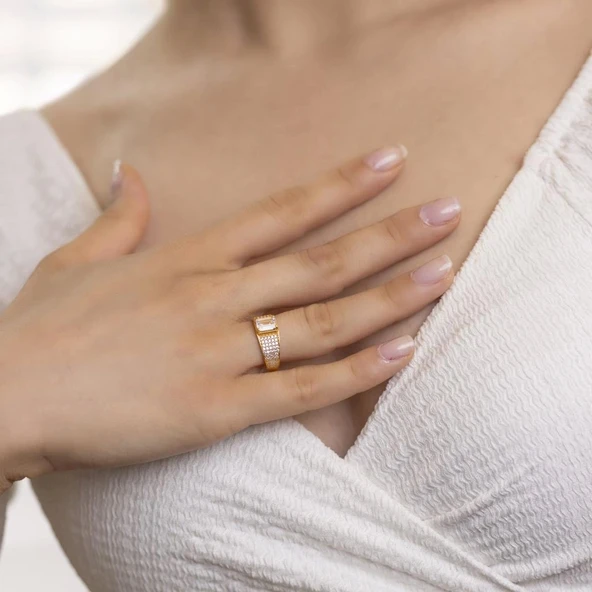 Yiğitbaşı Gold 22 Ayar Baget Yüzük 3166 ürün görseli 1