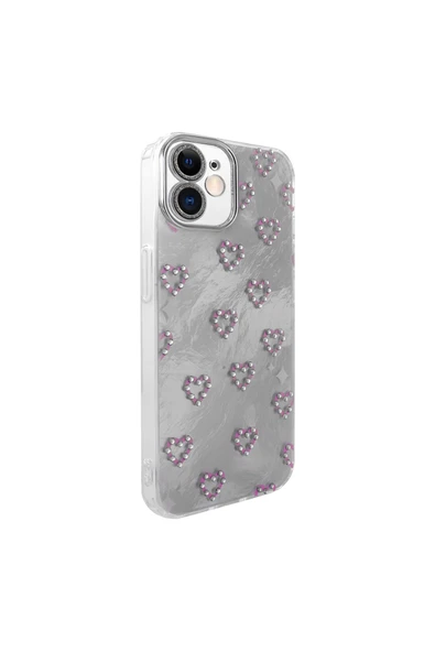 batuteknoloji Apple iPhone 11 Kılıf Kamera Korumalı Figürlü Zore Ponti Silikon Kapak - Resim 2