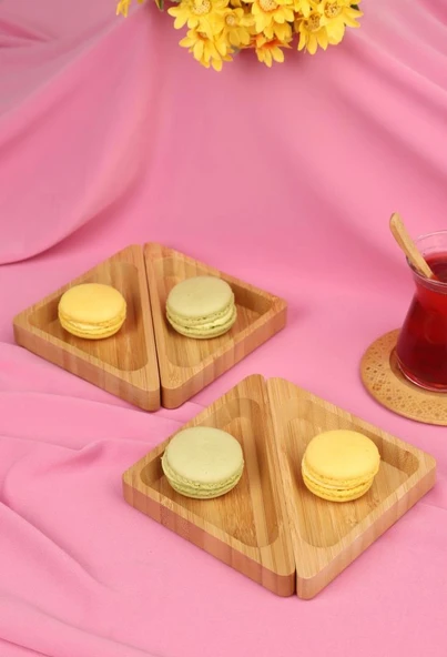 Bambum Neper - 4'lü Üçgen Sunum Seti - Resim 2