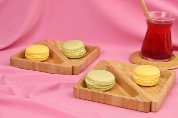 Bambum Neper - 4'lü Üçgen Sunum Seti - Resim 5