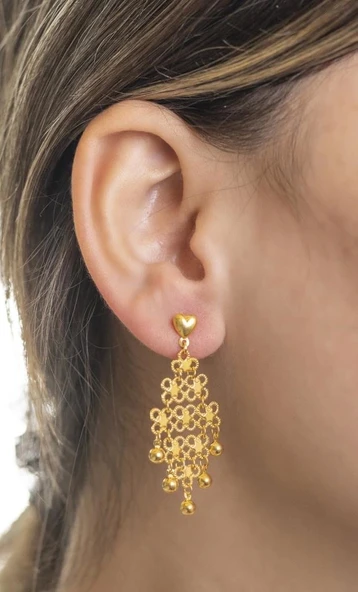 Yiğitbaşı Gold 22 Ayar Küpe 3281