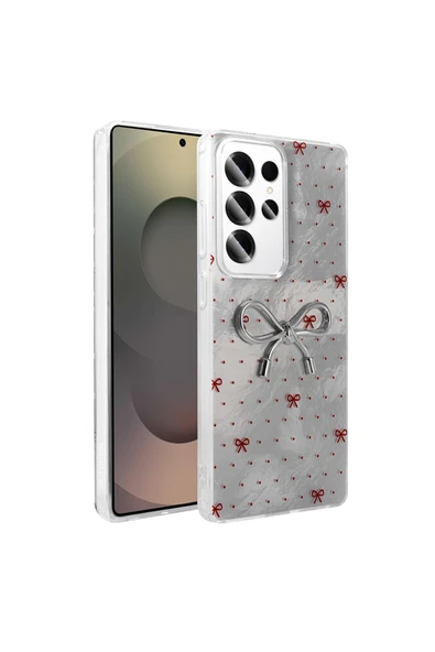 Vipfoni Galaxy S25 Ultra Kılıf Kamera Korumalı Figürlü Zore Ponti Silikon Kapak ürün görseli