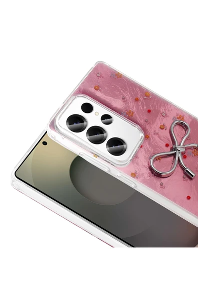 T ZAP Galaxy S24 Ultra Kılıf Kamera Korumalı Figürlü Zore Ponti Silikon Kapak - Resim 2