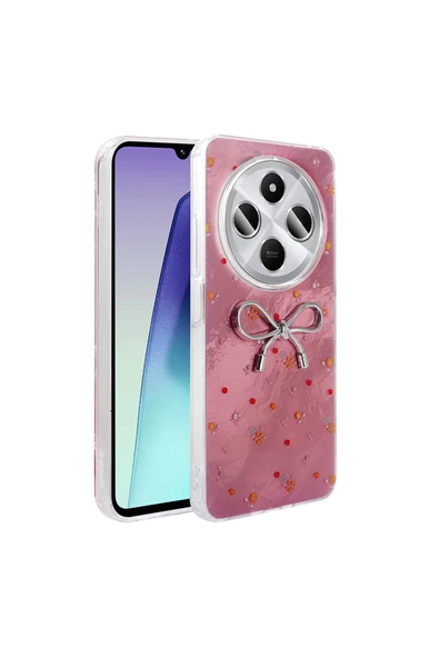 Vipfoni Xiaomi Redmi 14C 4G Kılıf Kamera Korumalı Figürlü Zore Ponti Silikon Kapak