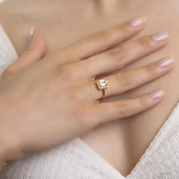 Yiğitbaşı Gold 22 Ayar Baget Yüzük 3099