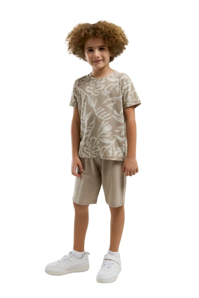 Arnetta Erkek Çocuk Şortlu Pijama Takım 3300 ürün görseli