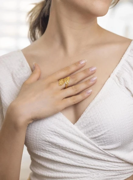 Yiğitbaşı Gold 22 Ayar Fancy Yüzük 3134