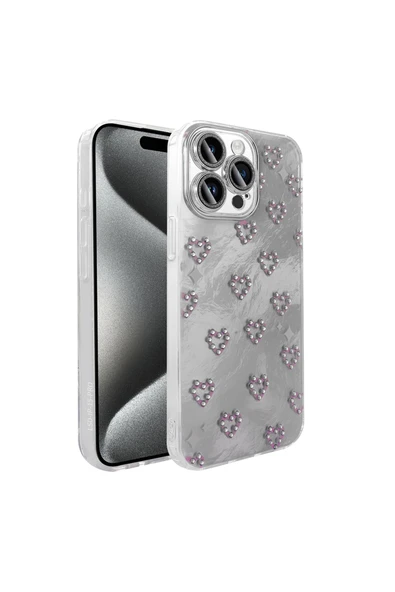 Vipfoni iPhone 15 Pro Kılıf Kamera Korumalı Figürlü Zore Ponti Silikon Kapak ürün görseli