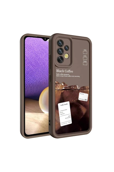 Lokal Marketing Galaxy A32 4G Kılıf Kamera Korumalı Baskılı Arka Yüzey Zore Klas Kapak - 3