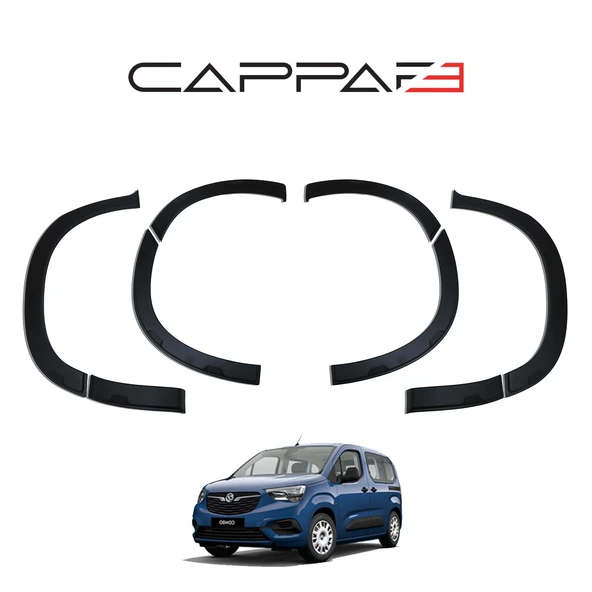 Opel Combo E 2018 Yılı Ve Sonrası 8 Prç. Çamurluk Dodik Set - Resim 3
