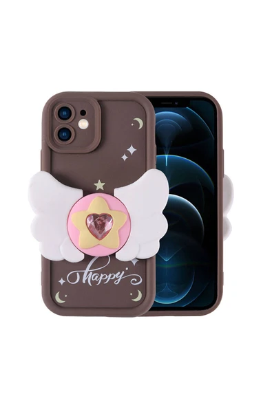 Vipfoni iPhone 11 Kılıf Kamera Korumalı Figür Tasarımlı Kapya Kapak ürün görseli 1