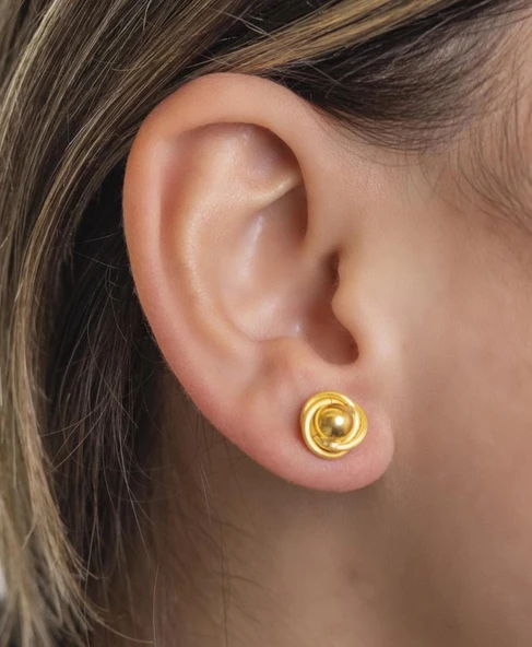 Yiğitbaşı Gold 22 Ayar Küpe