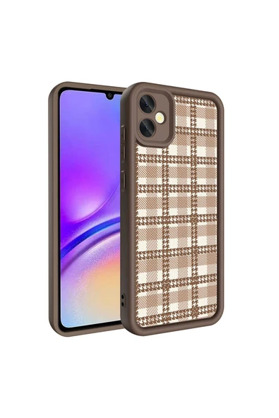 zore Galaxy A05 Kılıf Kamera Korumalı Baskılı Arka Yüzey Zore Klas Kapak - Beyaz - 5