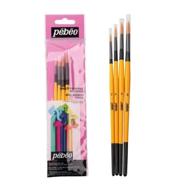 Supertrend 4'lü Yuvarlak Fırça Seti (2,4,6,8) SET-2 ürün görseli 1