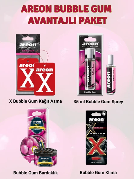 Areon Bubble Gum Avantajlı Paket ürün görseli 1