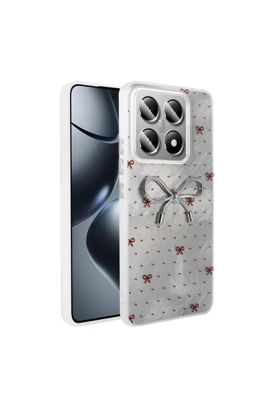 Vipfoni Xiaomi 14T Pro Kılıf Kamera Korumalı Figürlü Zore Ponti Silikon Kapak