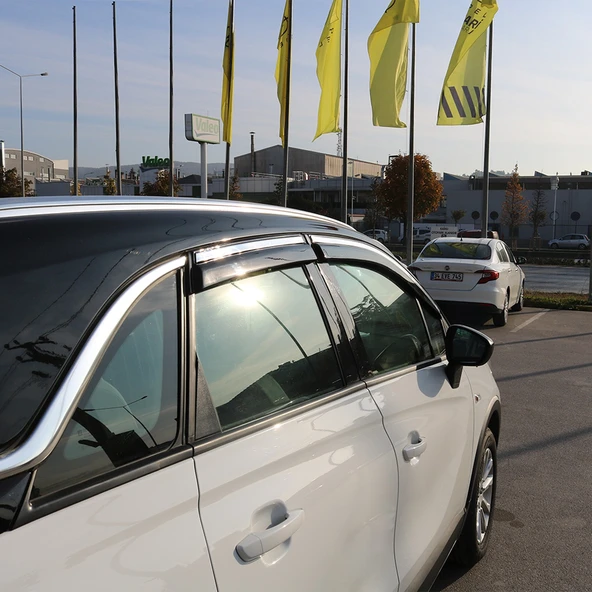 Opel Crossland 2021 Yılı Ve Üzeri Yan Cam Rüzgarlık 4 Prç. - Resim 9