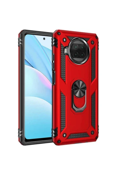 Vipfoni Zore Xiaomi Mi 10t Lite 5g Uyumlu   Kılıf Zore Vega Yüzük Standlı Zırh Kılıf ürün görseli