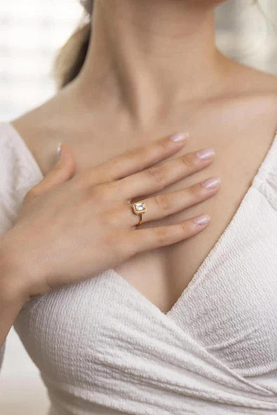 Yiğitbaşı Gold 22 Ayar Baget Yüzük 3099 - 2