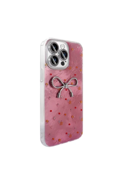 NÜANSTEK Apple iPhone 15 Pro Kılıf Kamera Korumalı Figürlü Zore Ponti Silikon Kapak - Resim 3