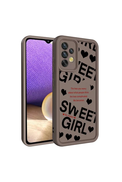 Lokal Marketing Galaxy A32 4G Kılıf Kamera Korumalı Baskılı Arka Yüzey Zore Klas Kapak - 4