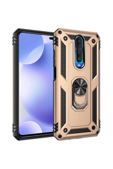 zore Xiaomi Redmi K30 Uyumlu Kendinden Standlı Mıknatıslı Silikon Kılıf ürün görseli