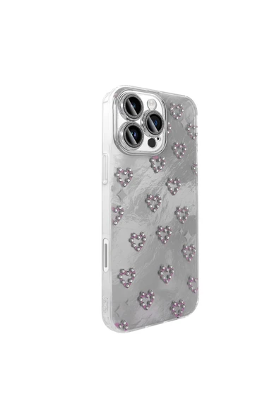 batuteknoloji Apple iPhone 16 Pro Max Kılıf Kamera Korumalı Figürlü Zore Ponti Silikon Kapak - Resim 2