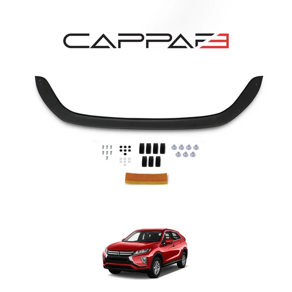 Mitsubishi Eclipse Cross 2018- Yılı ve Sonrası Uyumlu Kaput Rüzgarlığı 3mm - Resim 2