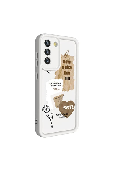 Vipfoni Galaxy S21 Kılıf Fe  Kamera Korumalı Baskılı Arka Yüzey Klas Kapak ürün görseli 1