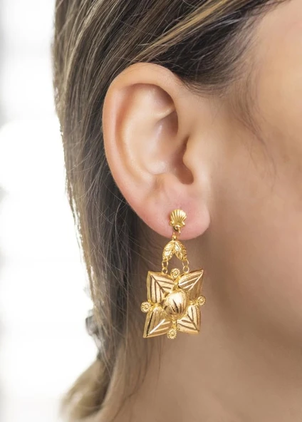 Yiğitbaşı Gold 22 Ayar Küpe 3284