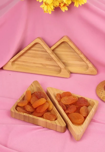 Bambum Neper - 4'lü Üçgen Sunum Seti ürün görseli