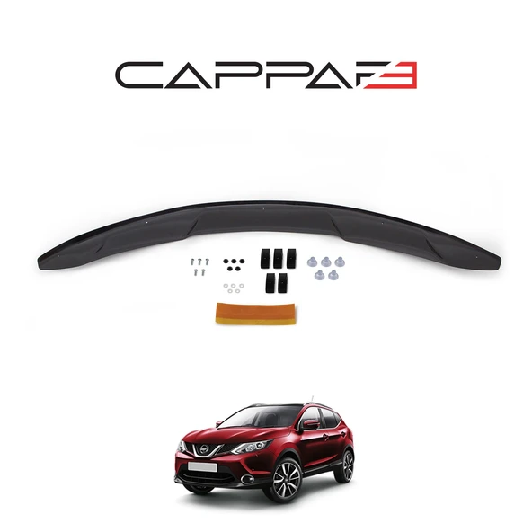 Nissan Qashqai 2014-2016 Yıl Aralığı Uyumlu Kaput Rüzgarlığı 3mm - Resim 4