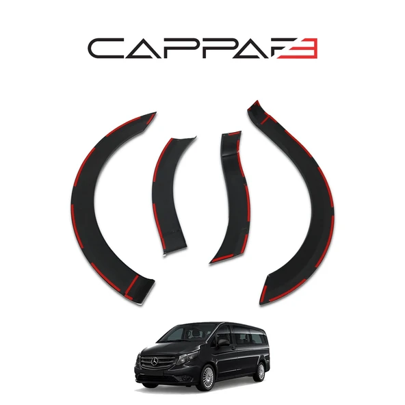 Mercedes Vito 2015-2020 Yıl Aralığı Uyumlu Çamurluk Dodik 8 Parça - Resim 5