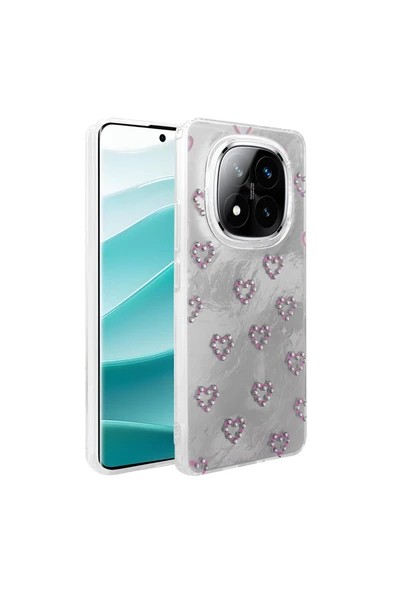 batuteknoloji Xiaomi Redmi Note 14 Pro Plus Kılıf Kamera Korumalı Figürlü Zore Ponti Silikon Kapak