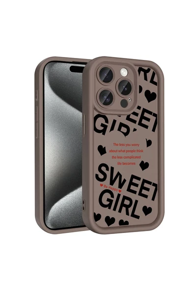 KILIFTECH Apple iPhone 15 Pro Kılıf Kamera Korumalı Baskılı Arka Yüzey  Klas Kapak - Resim 2