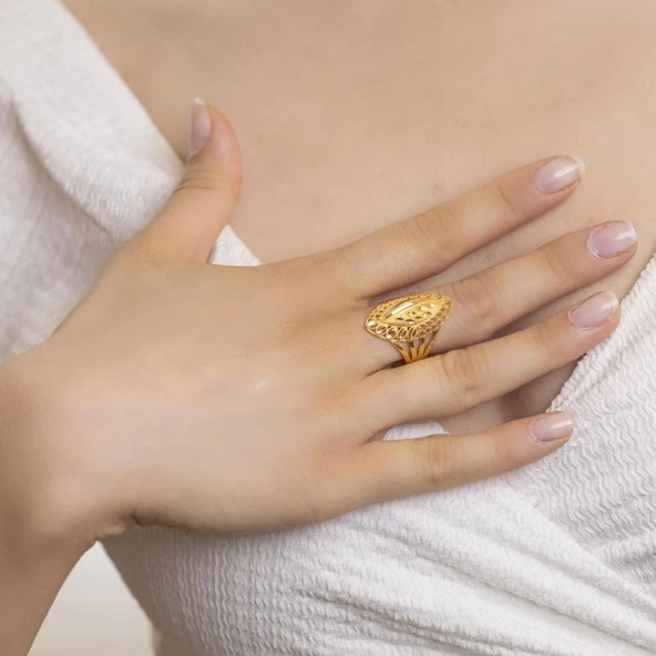 Yiğitbaşı Gold 22 Ayar Fancy Yüzük