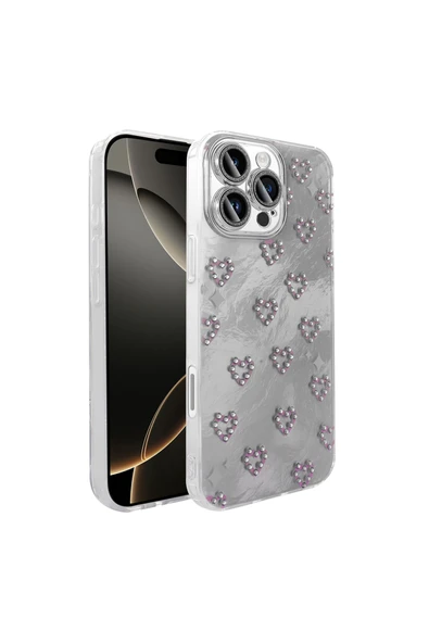 zore Apple iPhone 16 Pro Max Kılıf Kamera Korumalı Figürlü Zore Ponti Silikon Kapak - Resim 2