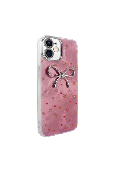 batuteknoloji Apple iPhone 11 Kılıf Kamera Korumalı Figürlü Zore Ponti Silikon Kapak - Resim 2