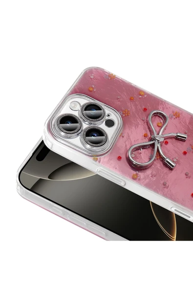 zore Apple iPhone 16 Pro Max Kılıf Kamera Korumalı Figürlü Zore Ponti Silikon Kapak - Resim 4