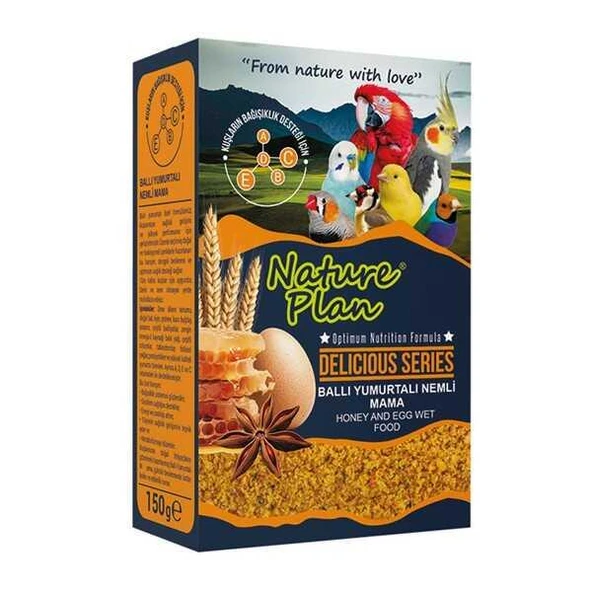 Nature Plan Delicious Ballı Yumurtalı Kuş Maması 150gr