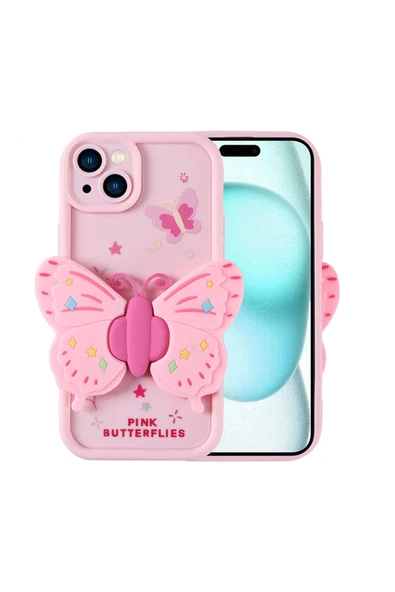 Vipfoni iPhone 15 Plus Kılıf Kamera Korumalı Figür Tasarımlı Kapya Kapak ürün görseli