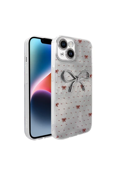 Vipfoni iPhone 15 Kılıf Kamera Korumalı Figürlü Zore Ponti Silikon Kapak