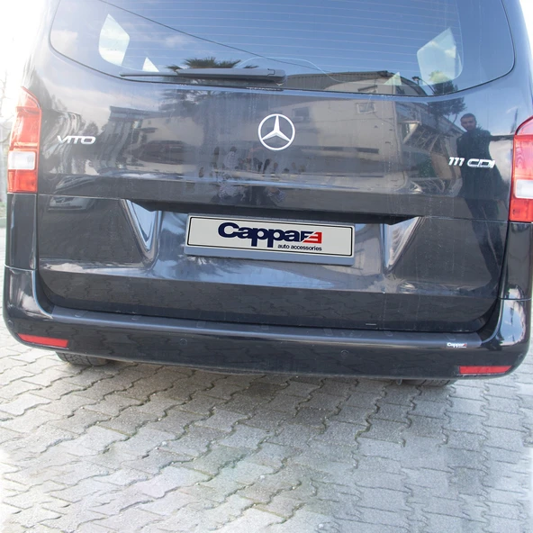 Mercedes Vito 2015-2020 Yıl Aralığı Uyumlu Arka Tampon Eşiği Mat - 7