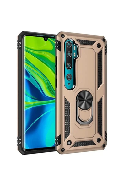 Hasırcı Grup Zore Xiaomi Mi Note 10 Uyumlu  Kendinden Standlı Mıknatıslı Silikon Kılıf ürün görseli