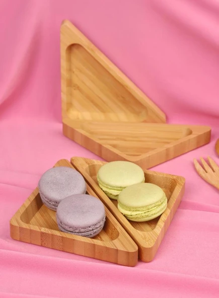 Bambum Neper - 4'lü Üçgen Sunum Seti - Resim 3