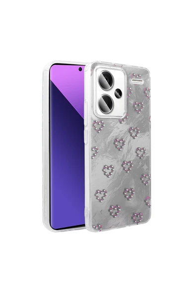 Vipfoni Xiaomi Redmi Note 13 Pro Plus 5G Kılıf Kamera Korumalı Figürlü Zore Ponti Silikon Kapak