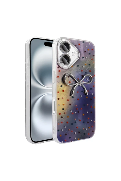 Vipfoni iPhone 16 Plus Kılıf Kamera Korumalı Figürlü Zore Ponti Silikon Kapak ürün görseli