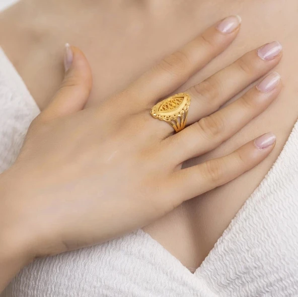 Yiğitbaşı Gold 22 Ayar Fancy Yüzük 3104
