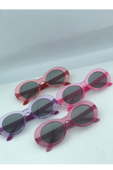 Vipfoni Oval Geniş Çerçeve Çocuk Güneş Gözlüğü Kırmızı ürün görseli